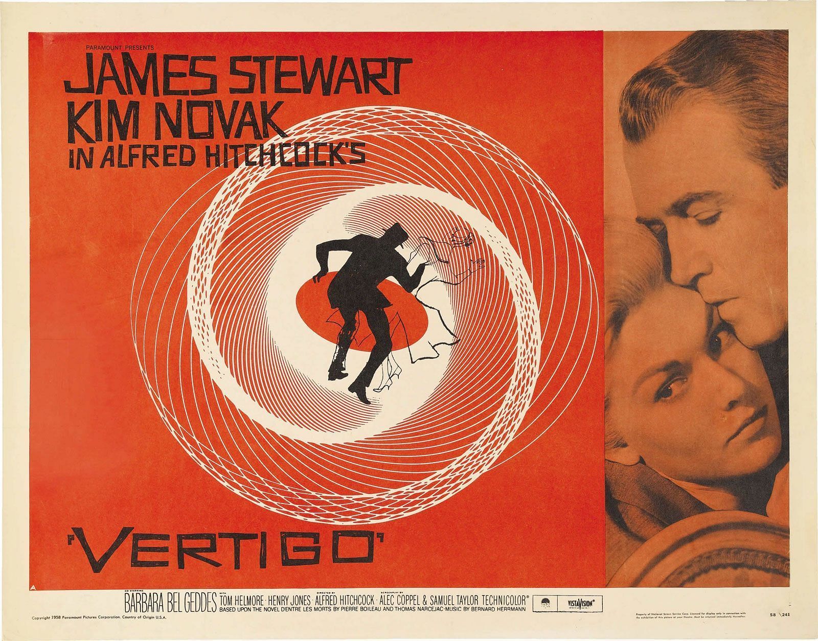 The poster of Alfred Hitchcock&rsquo;s Vertigo (Image via Paramount)