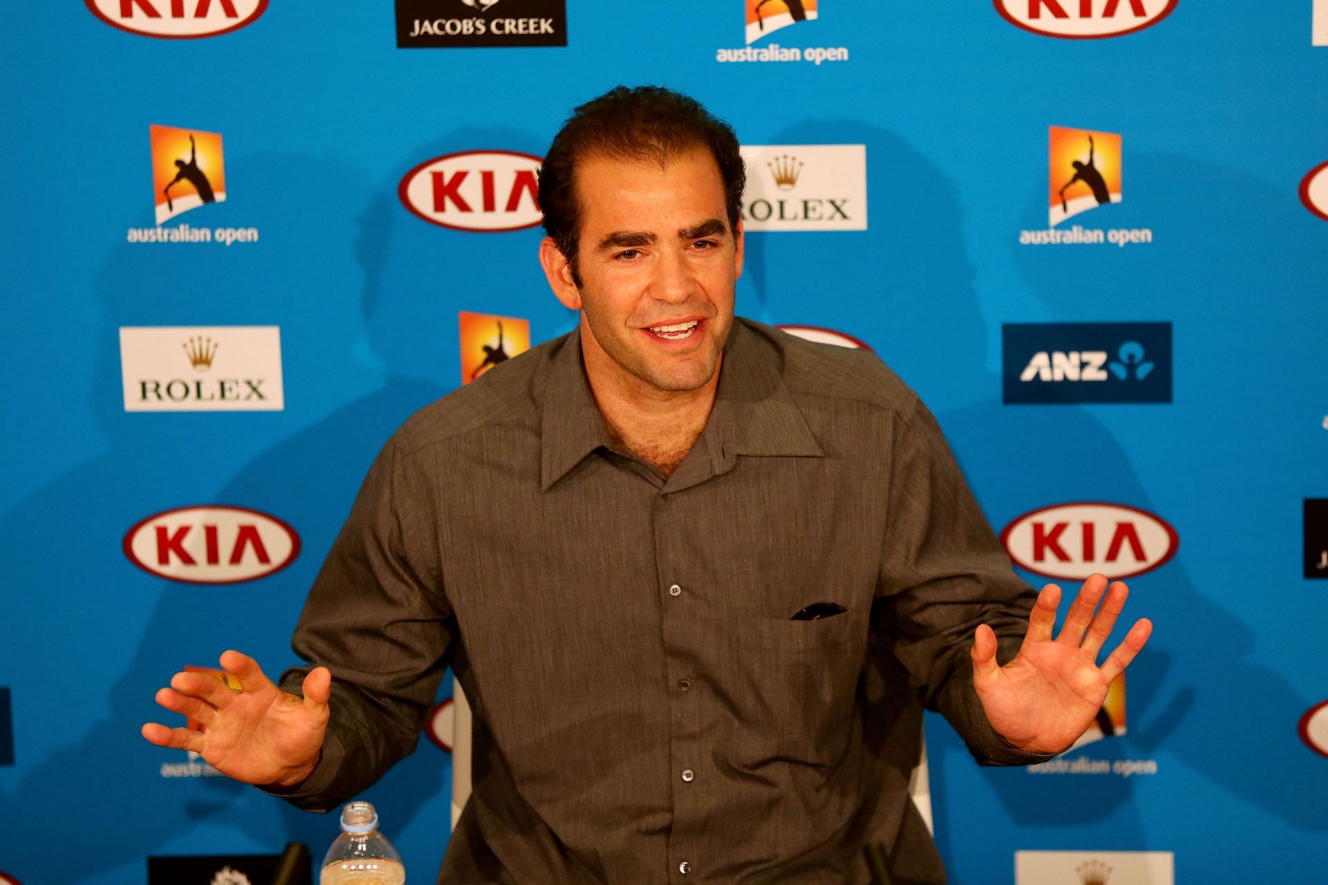 Pete Sampras at the 2014 Australian Open