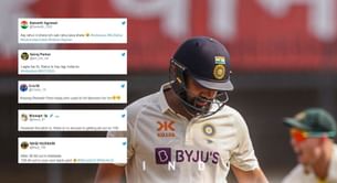 "Aaj Rahul ni khela toh sab Rahul jesa khele" - Fans erupt as Australia bowl out India for 109 on Day 1 of IND vs AUS 3rd Test