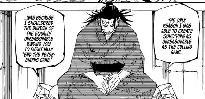 Jujutsu Kaisen chapter 216: Sukuna finally subdues Megumi as he goes