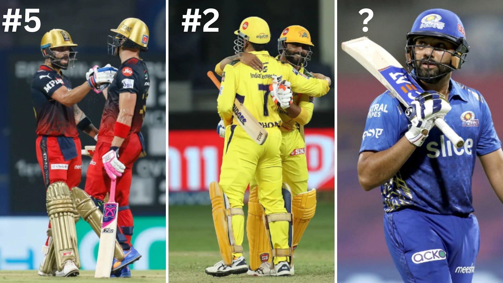 RCB, CSK and MI are three of the biggest franchises in the IPL
