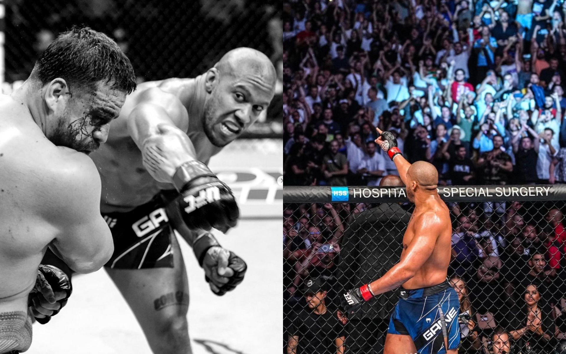 UFC Fight Night: Gane vs. Tuivasa (left), Ciryl Gane (right) [Images courtesy of @ciryl_gane on Instagram]