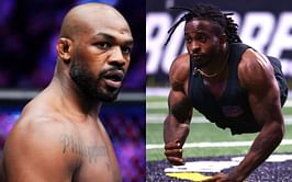 Jon Jones handed his first ever loss at a UFC event after being thumped in a backstage push-up contest by Zion Clark