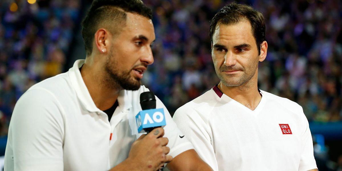 Nick Kyrgios and Roger Federer played an epic battle at the Miami Open in 2017. 