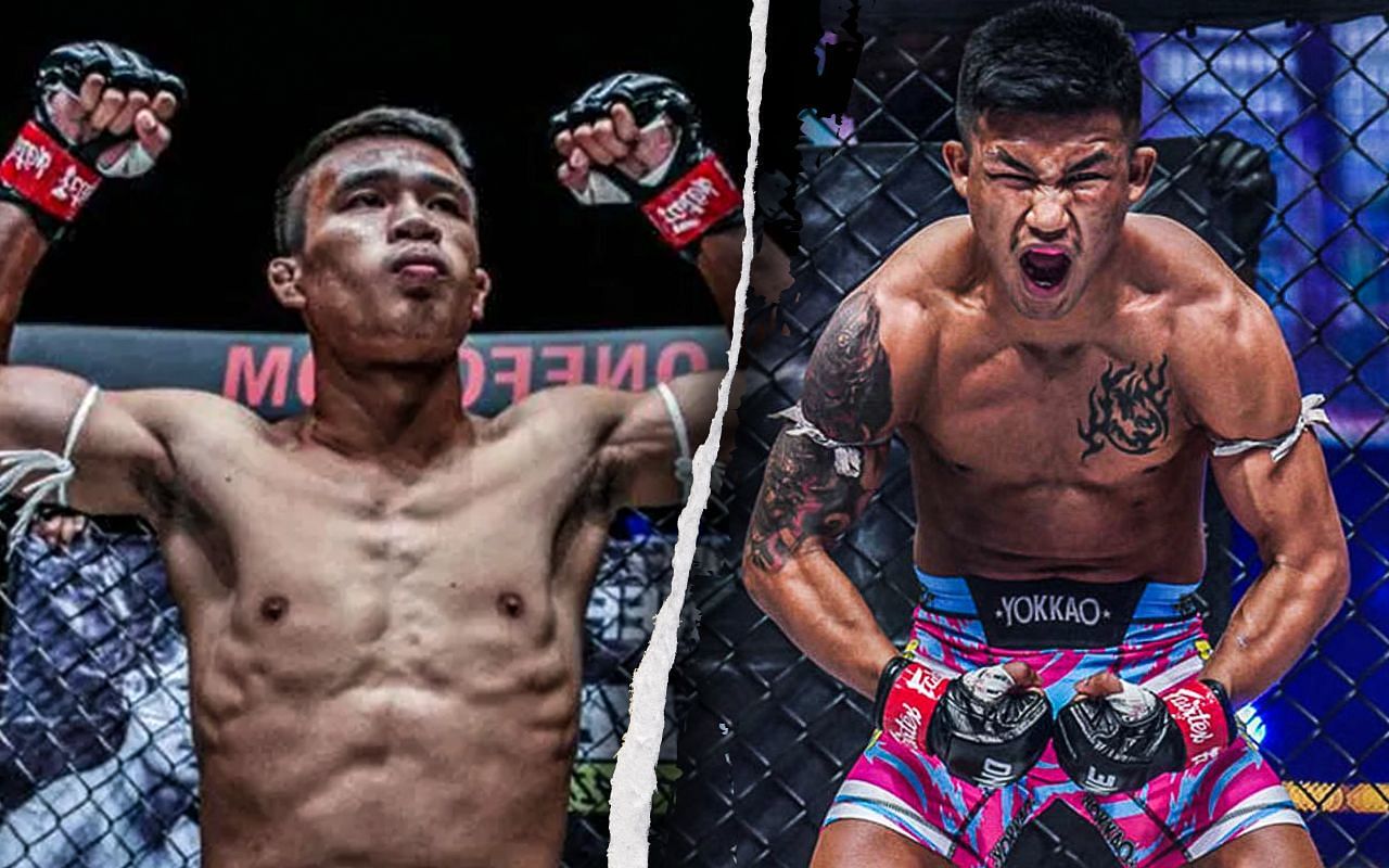 (left) Superlek Kiatmoo9 and (right) Rodtang Jitmuangnon [Credit: ONE Championship]