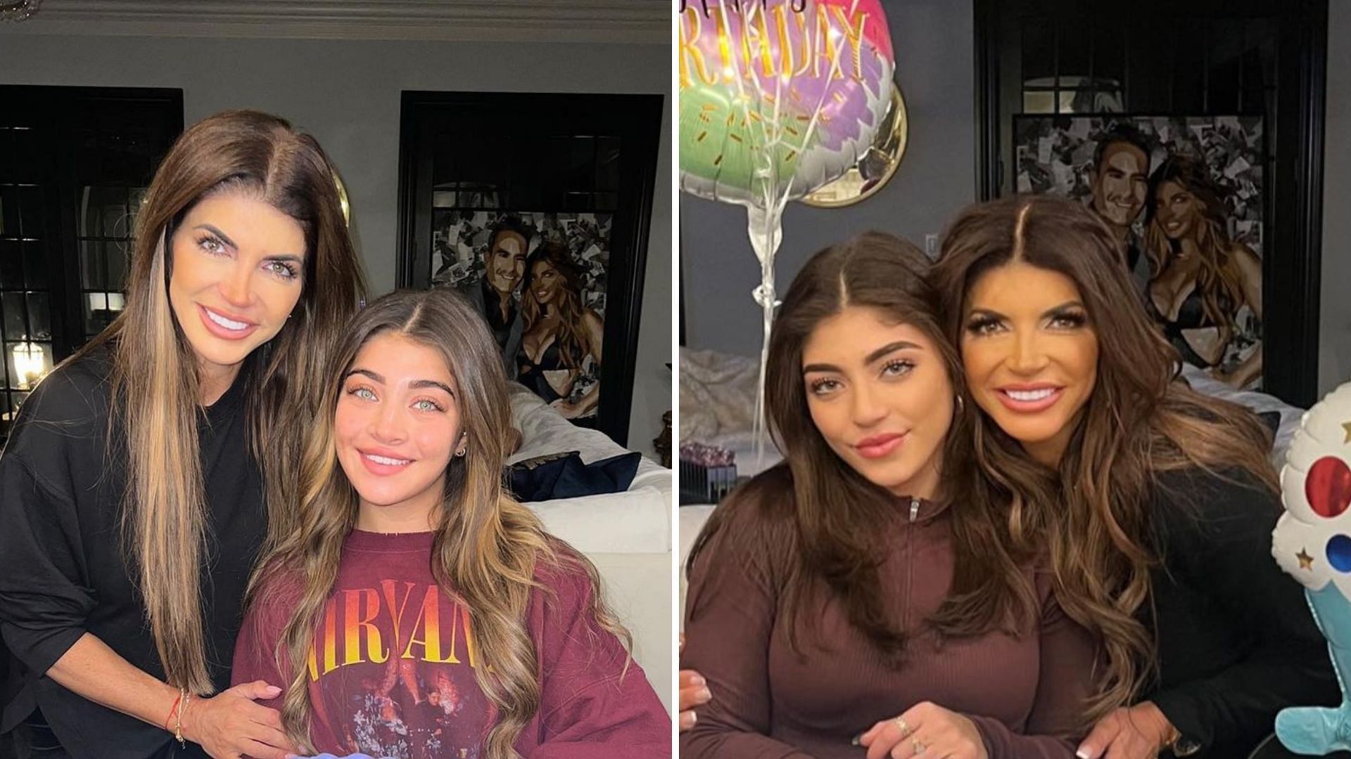 Teresa talks to her daughters Gia and Milania on RHONJ