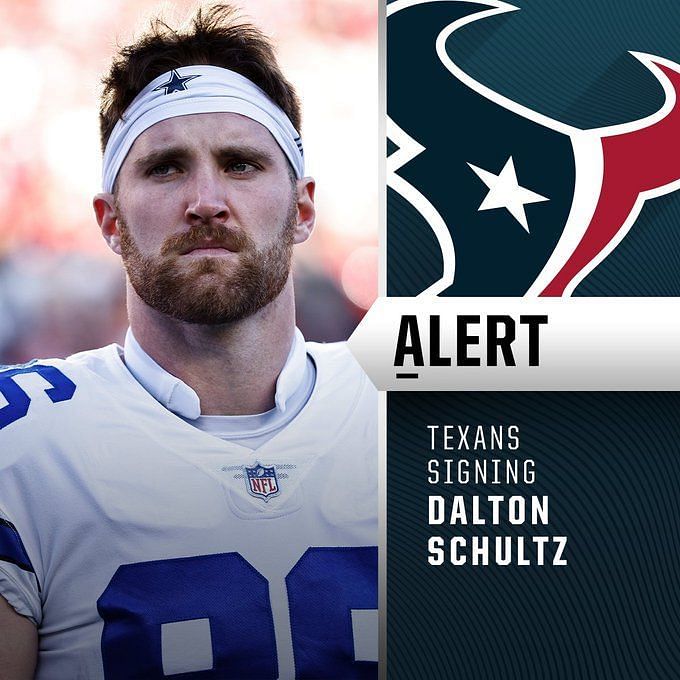 NFL Free Agency: Dalton Schultz signs deal with Houston Texans