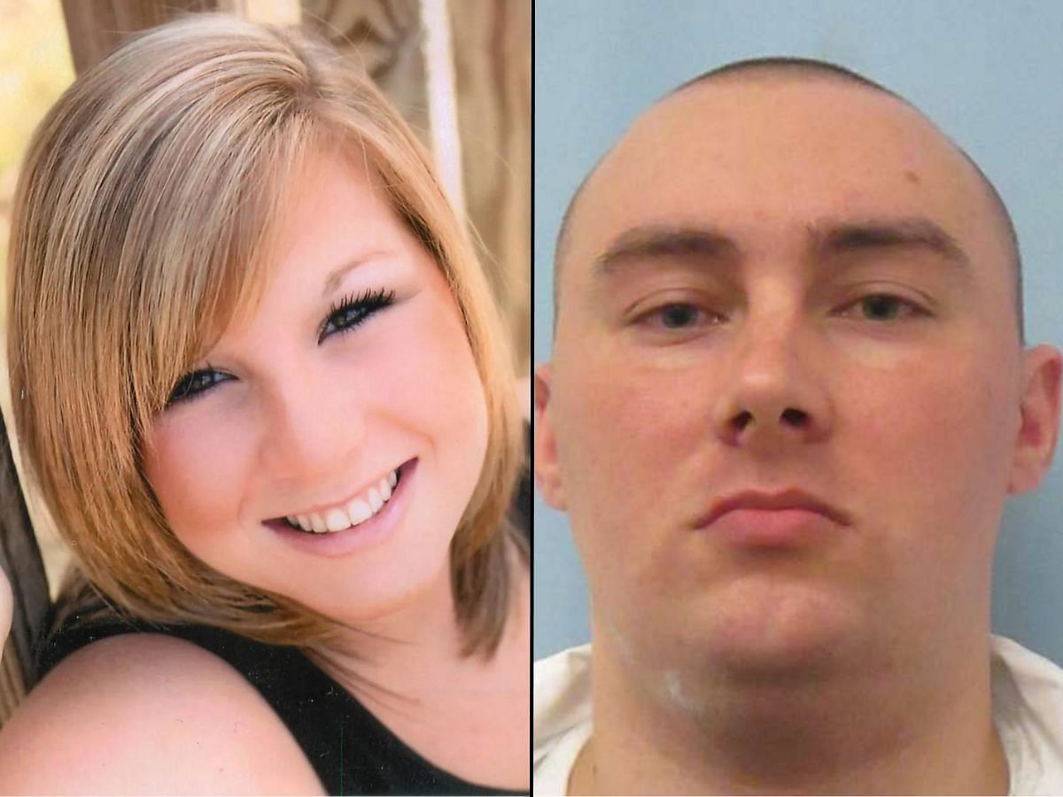 Anna Cardwell [left] and Josh Caspari [right] (Image via Montgomery Advertiser, Alabama Department of Corrections)