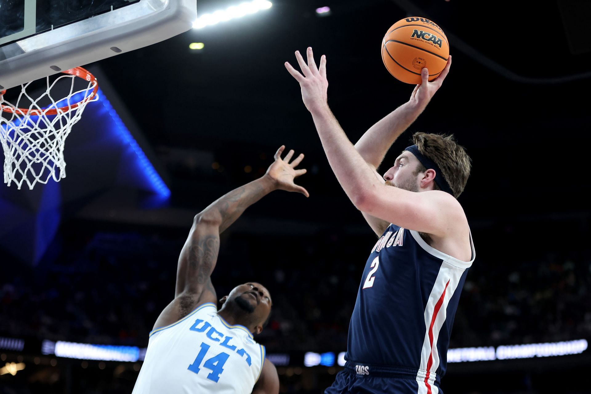 Drew Timme will be crucial during the UConn vs Gonzaga matchup (Image via Getty Images)