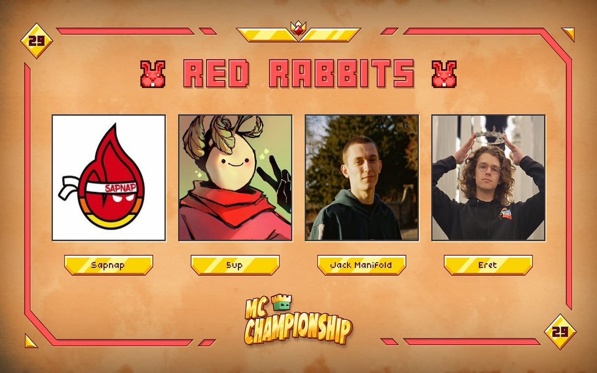 Red Rabbits for MCC 29 (Image via Noxcrew)