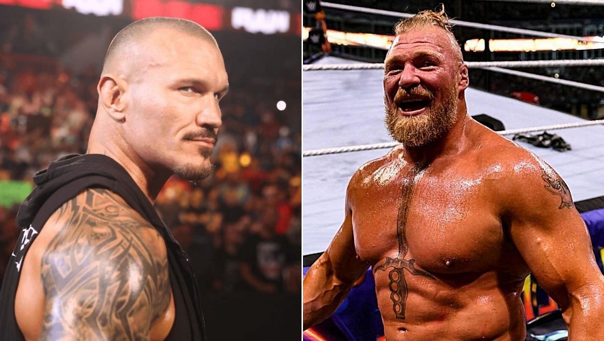Former WWE Champions Randy Orton and Brock Lesnar