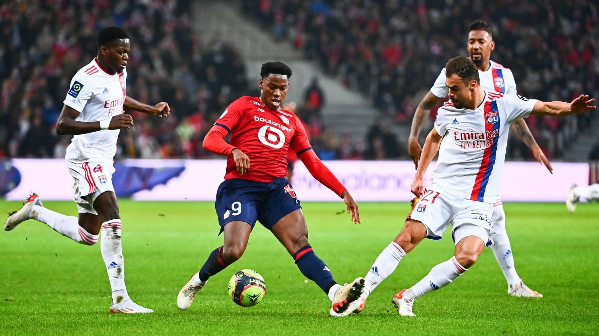 Lille take on Lyon in Ligue 1 on Friday