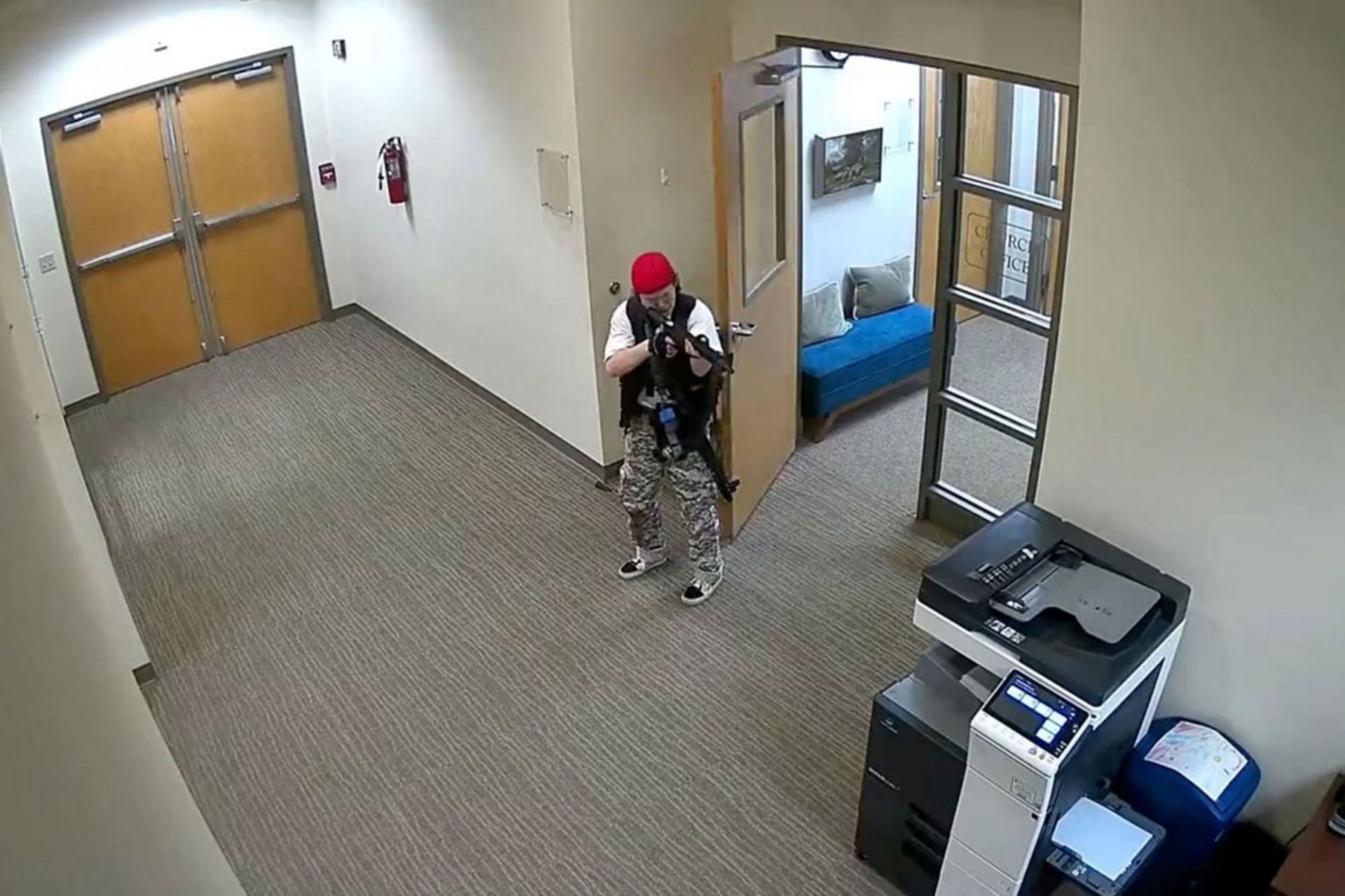 Footage of Nashville school shooter entering building goes viral (Image via u/Artane_33/Reddit)