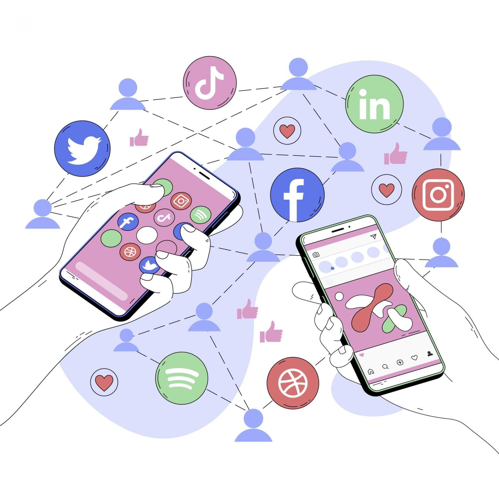 The impact of social media can be seen on our everyday habits. (Image via Freepik/ Freepik)