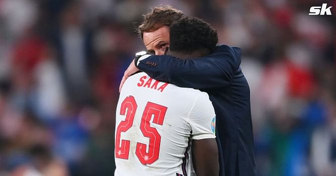 "I learn from him" - England superstar reveals he's taking inspiration from Arsenal attacker Bukayo Saka's Euro 2020 penalty heartbreak