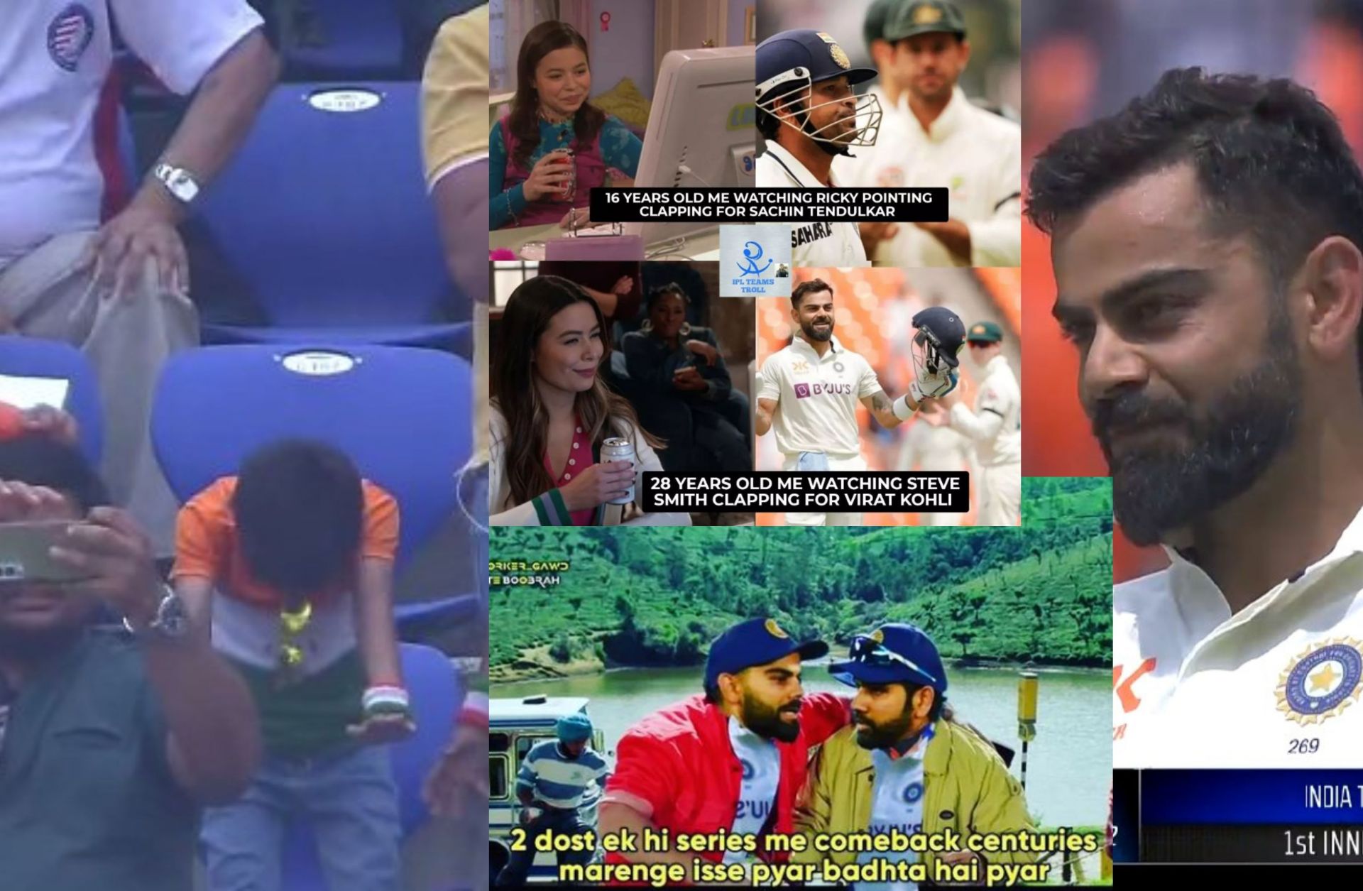 Virat Kohli's shell-shocked expression during Australia's innings is new  meme template-Telangana Today