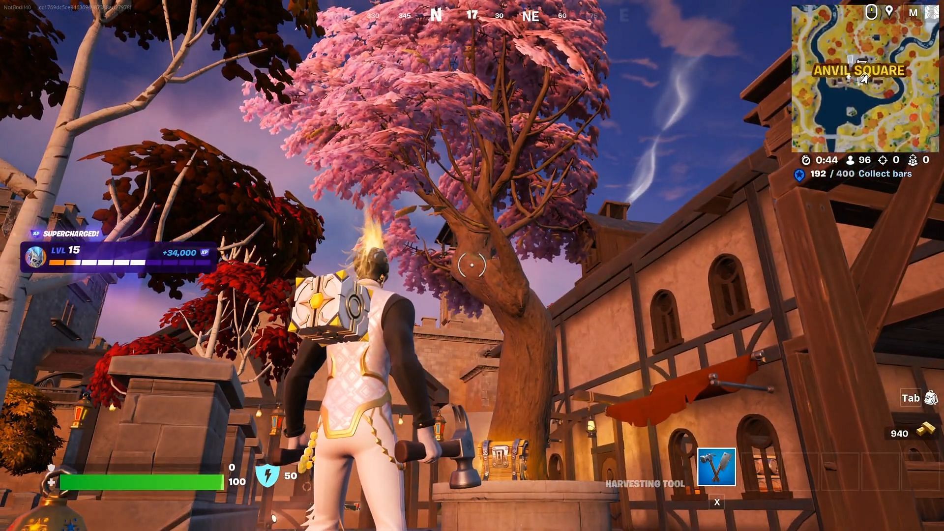 To complete the quest, you need to visit three different tree displays (Image via Epic Games)