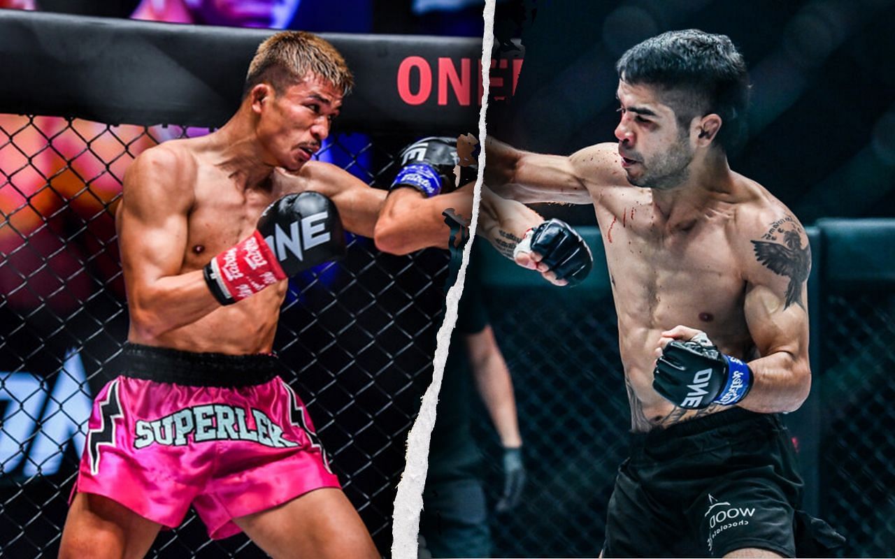 Superlek (L) will look to defend his ONE flyweight kickboxing world title for the first time vs Danial Williams (R). | Photo by ONE Championship