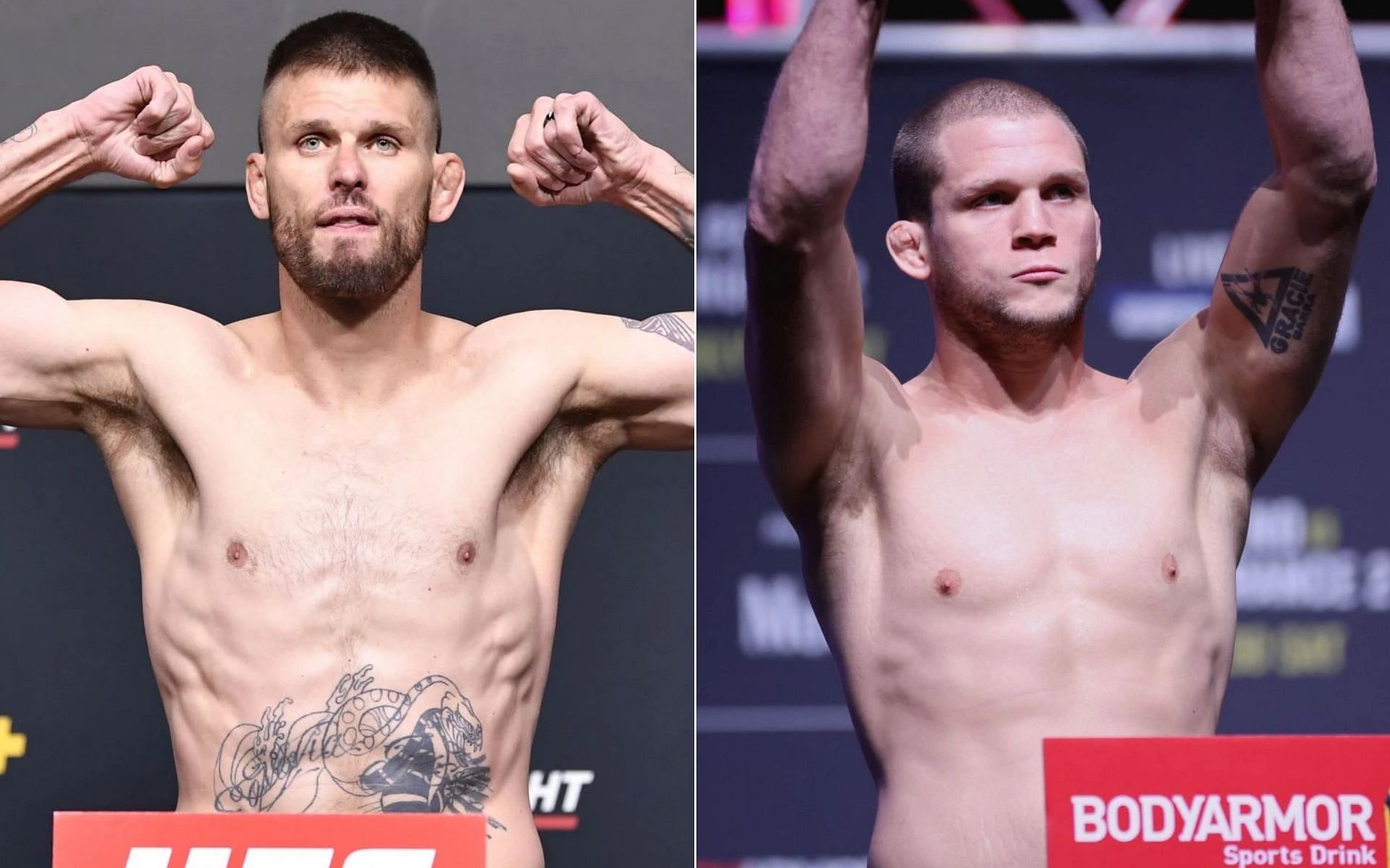 Tim Means [Left], and Alex Morono [Right]