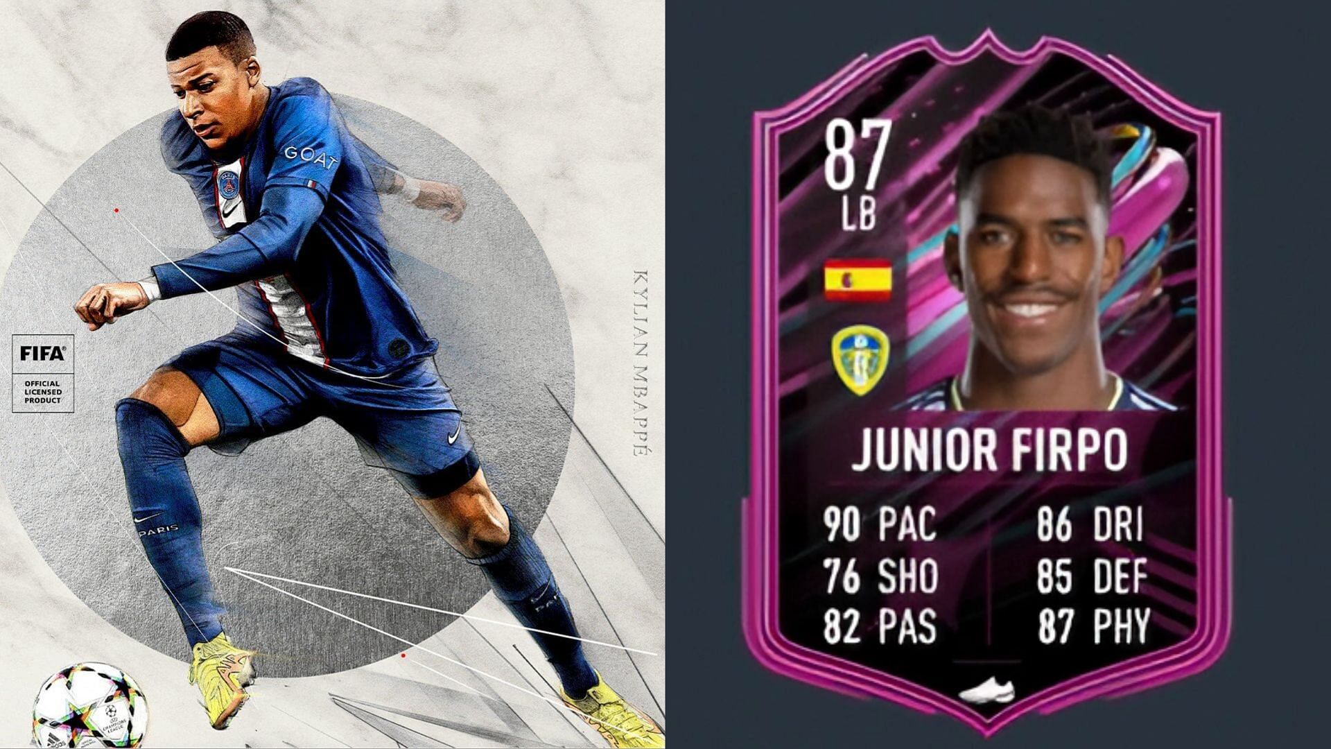 The Junior Firpo FUT Ballers Objective could be a bargain for many FIFA 23 players (Images via EA Sports)