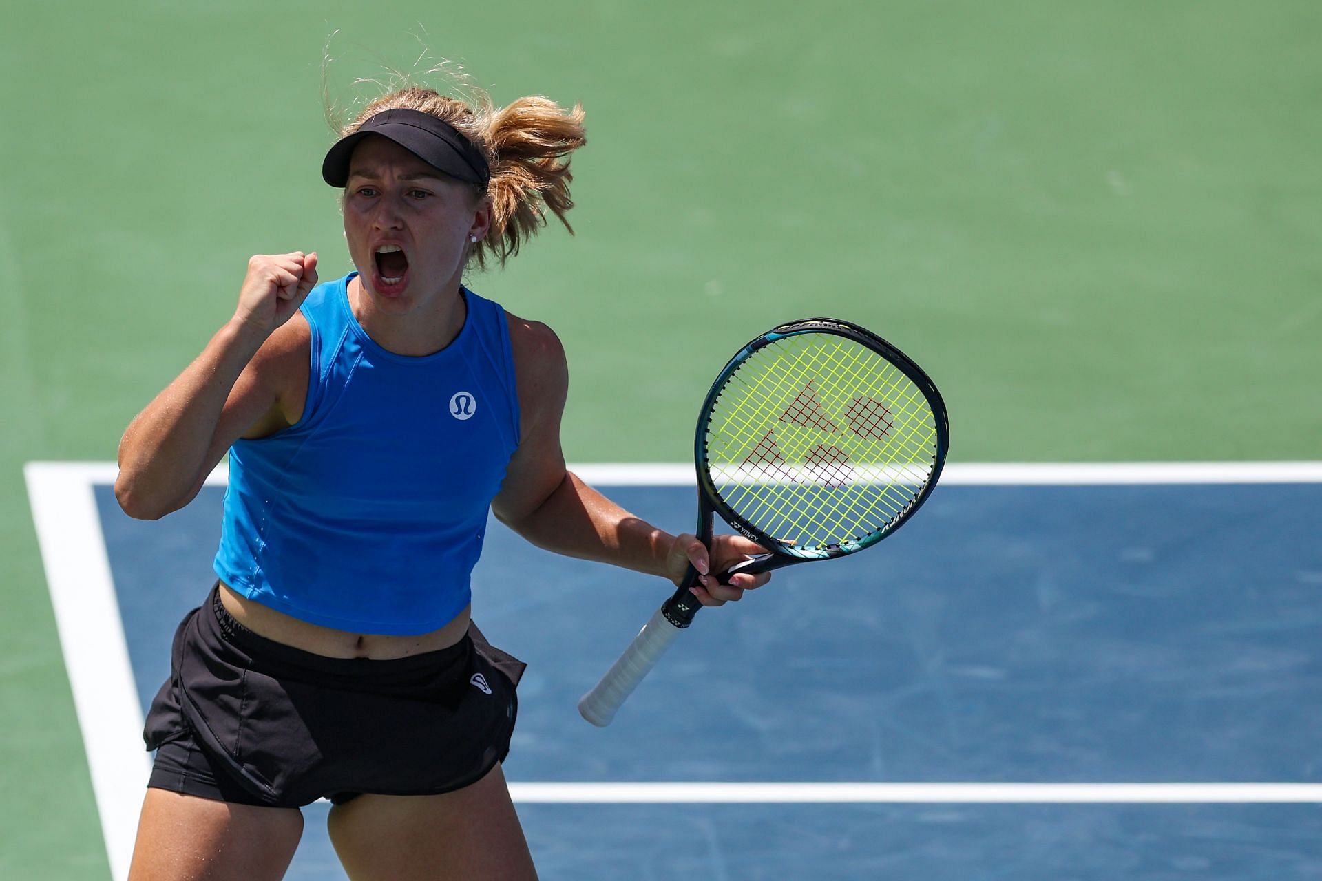 Daria Saville in action at the Citi Open last year.
