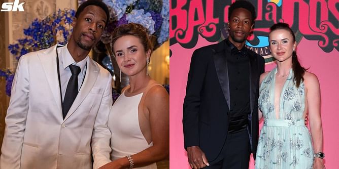 In pictures: Gael Monfils and wife Elina Svitolina dazzle in Giorgio Armani for Bal de la Rose 2023