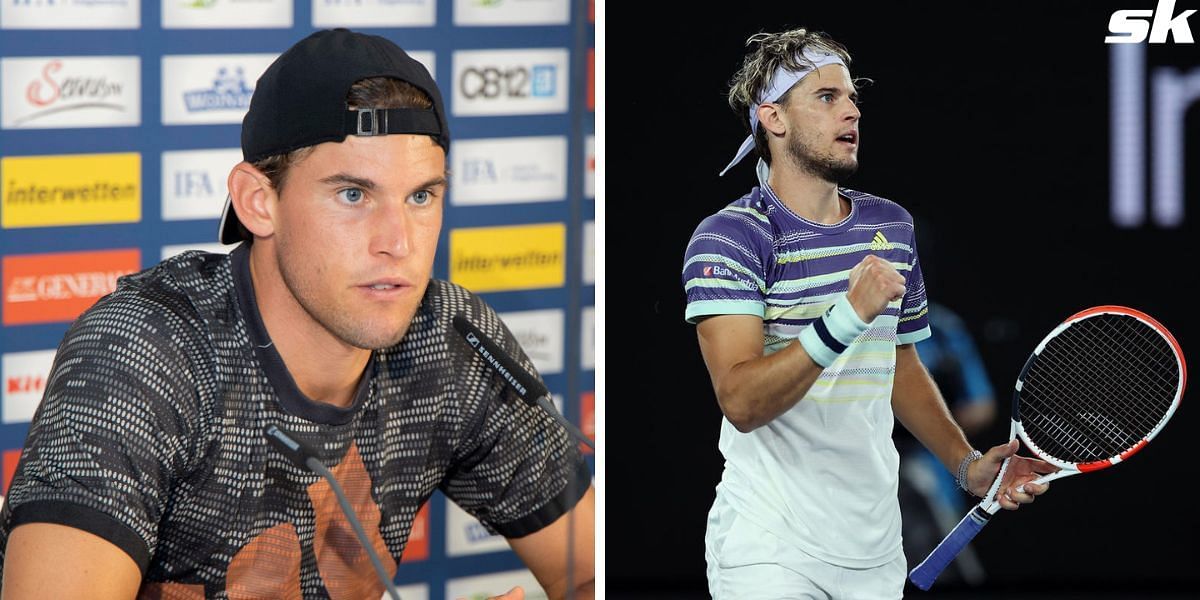 Dominic Thiem entertained the possibility of his blonde tips returning
