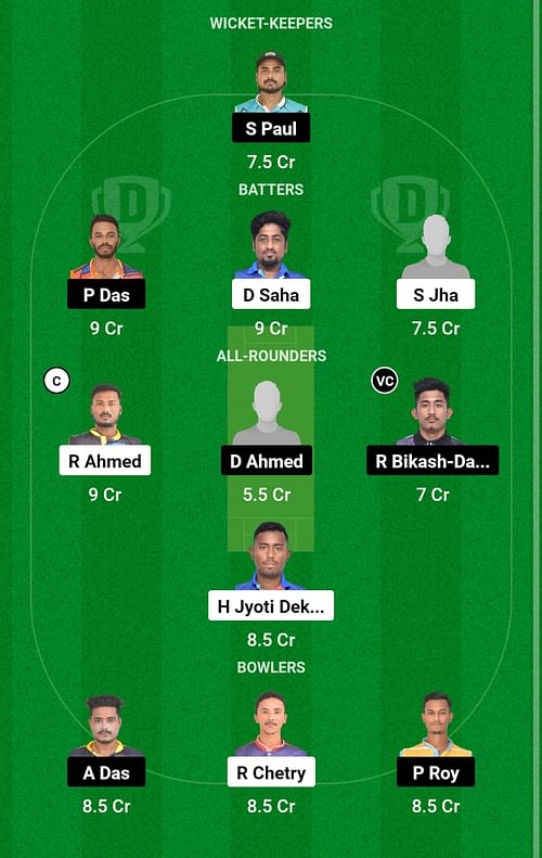 BDM vs CLT Dream11 Prediction, Match 22, Head-to-head