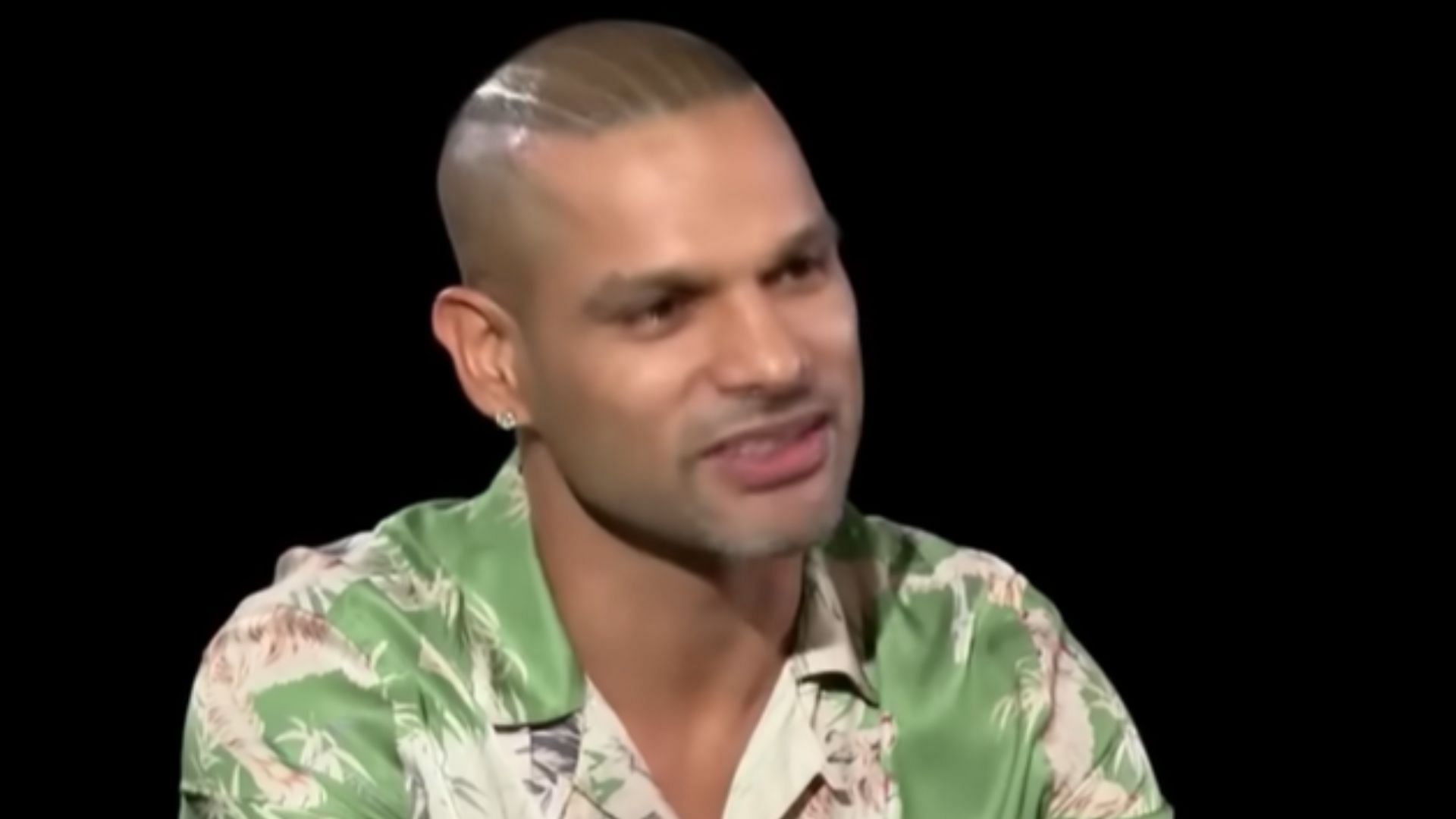 Shikhar Dhawan in conversation on the show 