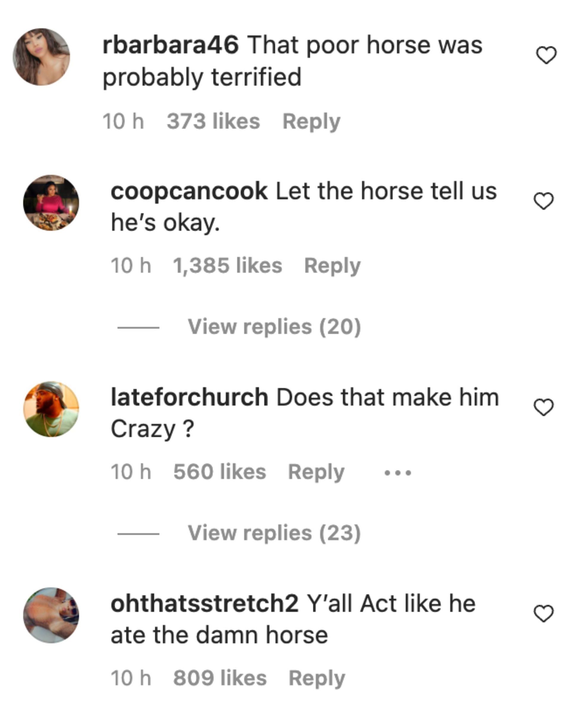 Social media users reacted to CeeLo Green falling off the horse at the birthday party honoring the later rapper Shawty Lo. (Image via Instagram)