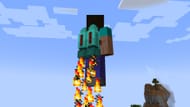 Iron Jetpack is a simple but fun-filled mod that adds jetpacks to Minecraft (Image via Blacke's Mods)