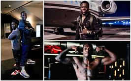 Israel Adesanya shares snaps after catching up with Kevin Hart
