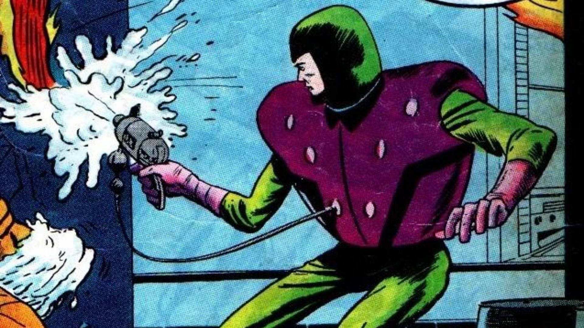 A villain with the ability to shoot adhesive from his gun, but may be too comical and silly for the MCU&#039;s tone (Image via Marvel Comics)