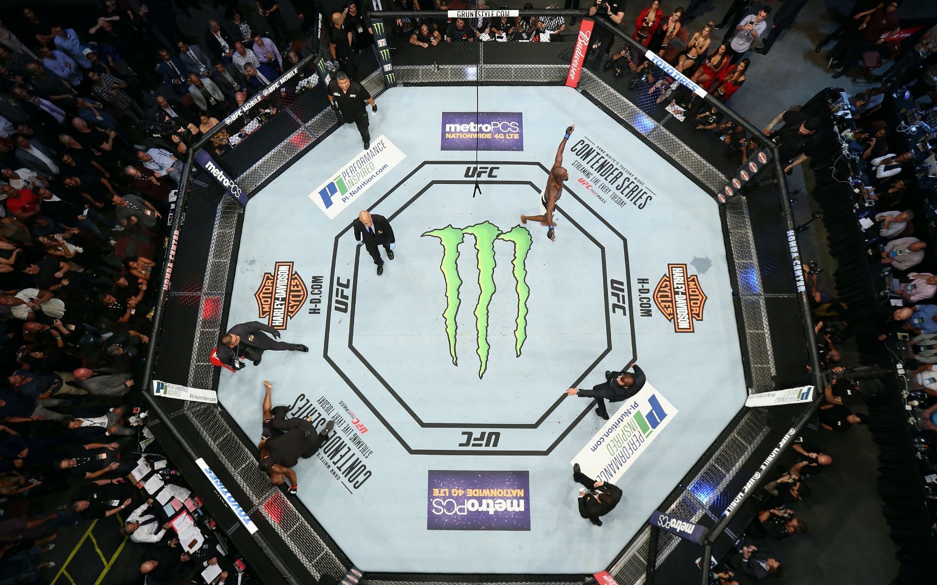 UFC Octagon [Image credits: Getty Images]