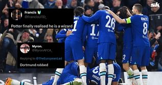 "Potter finally realised he's a wizard", "Dortmund robbed" - Twitter erupts as Chelsea advance to the UEFA Champions League quarterfinals