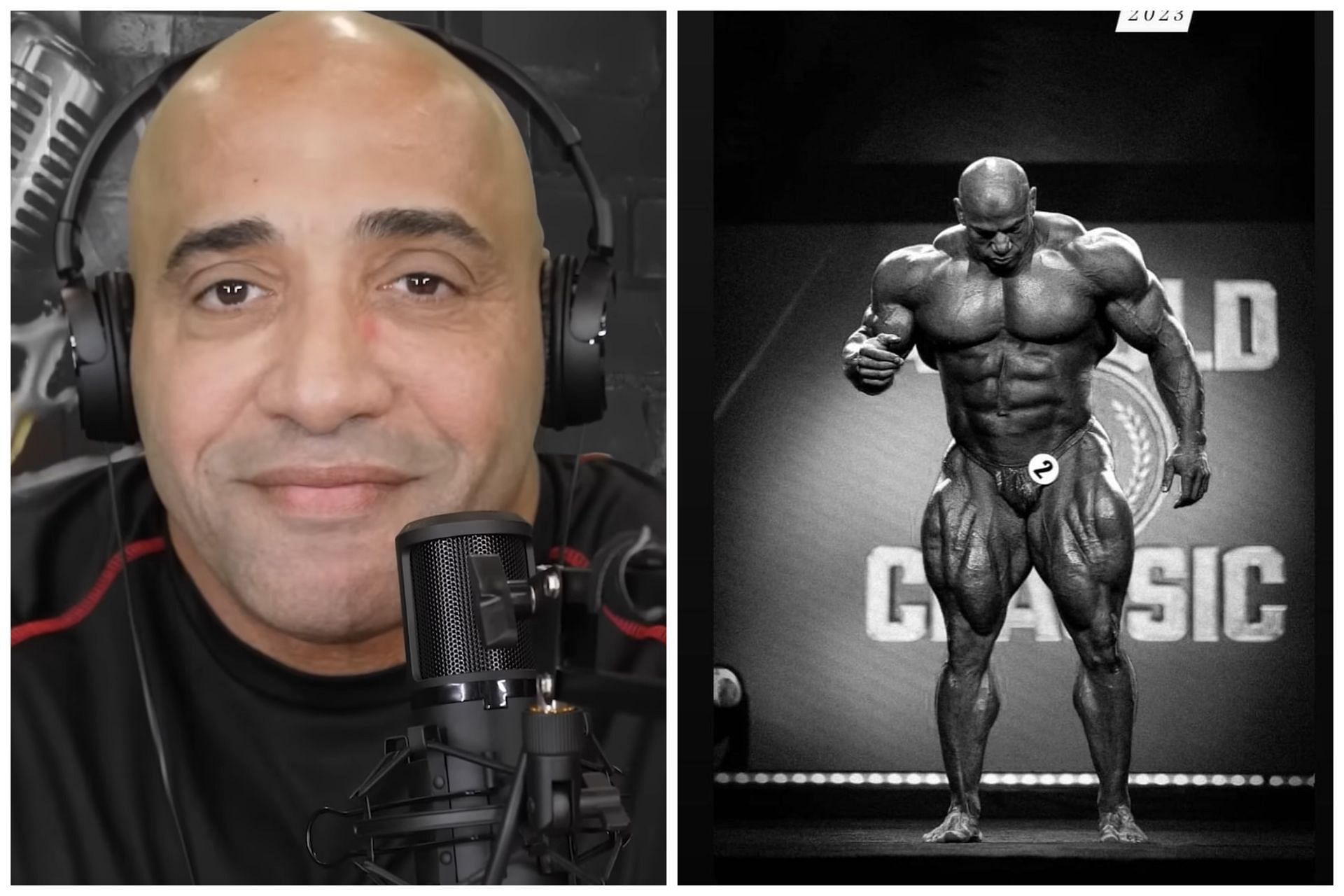 Dennis James confronts Bob on Big Ramy statements: Image via YouTube (@Muscle and Fitness) and Instagram (@big_ramy)