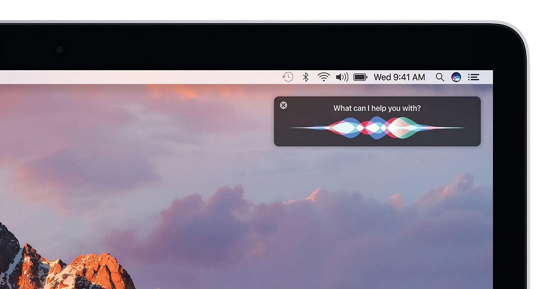 Apple&#039;s voice assistant on macOS (Image via Apple)