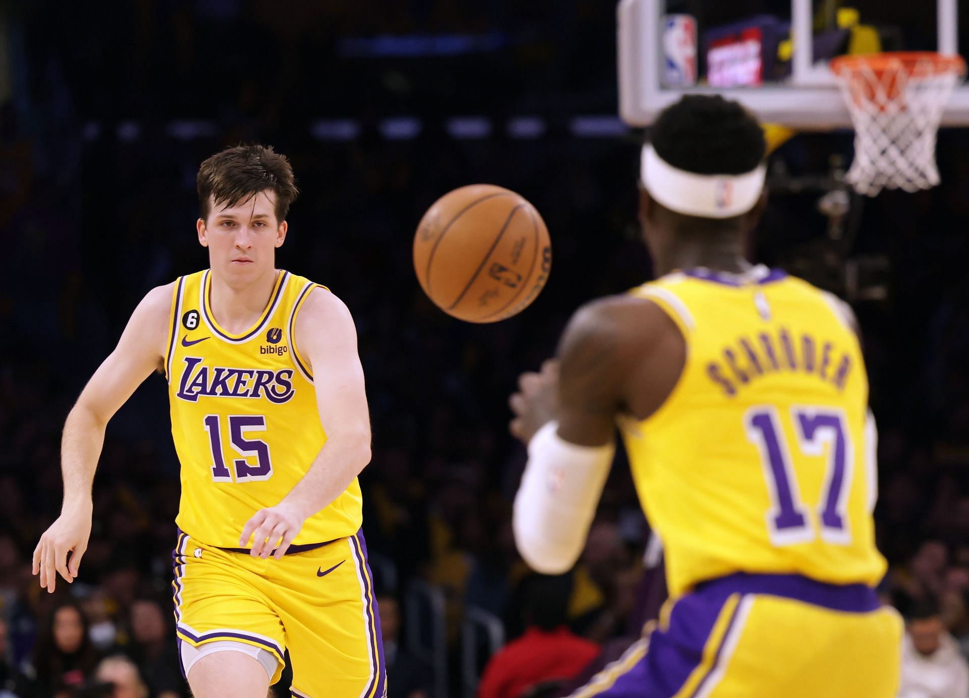 The LA Lakers have four games left at home. (Image via Getty Images)