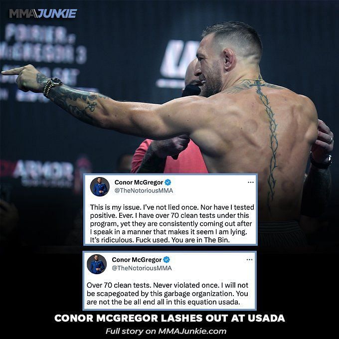 Conor McGregor USADA: Is Conor McGregor Cheating To Avoid USADA Testing ...