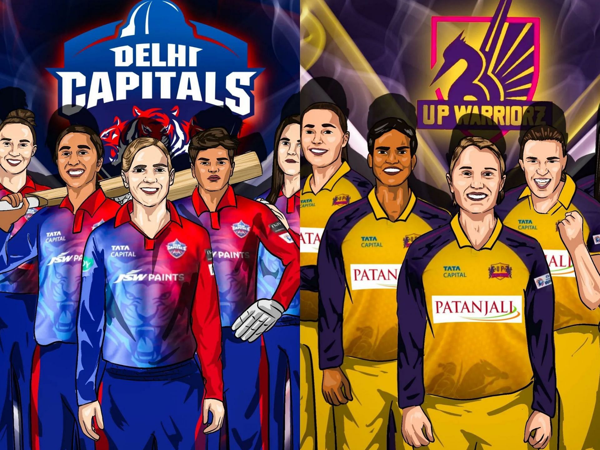 Delhi Capitals and UP Warriorz to square off on Tuesday [PC: Sportskeeda]