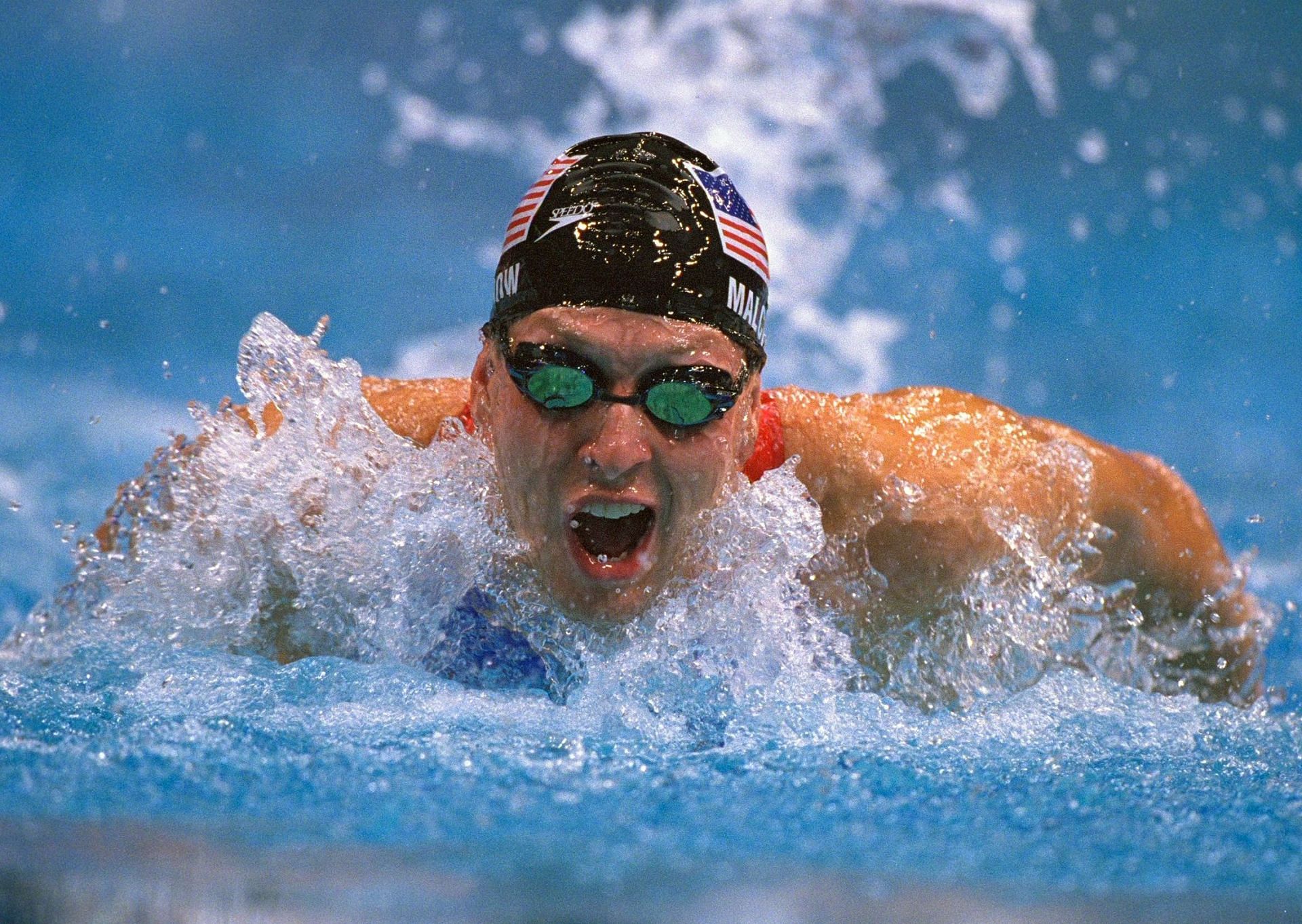 Tom Malchow in heat 6 of the 200m Butterfly at the 2001 World Championships