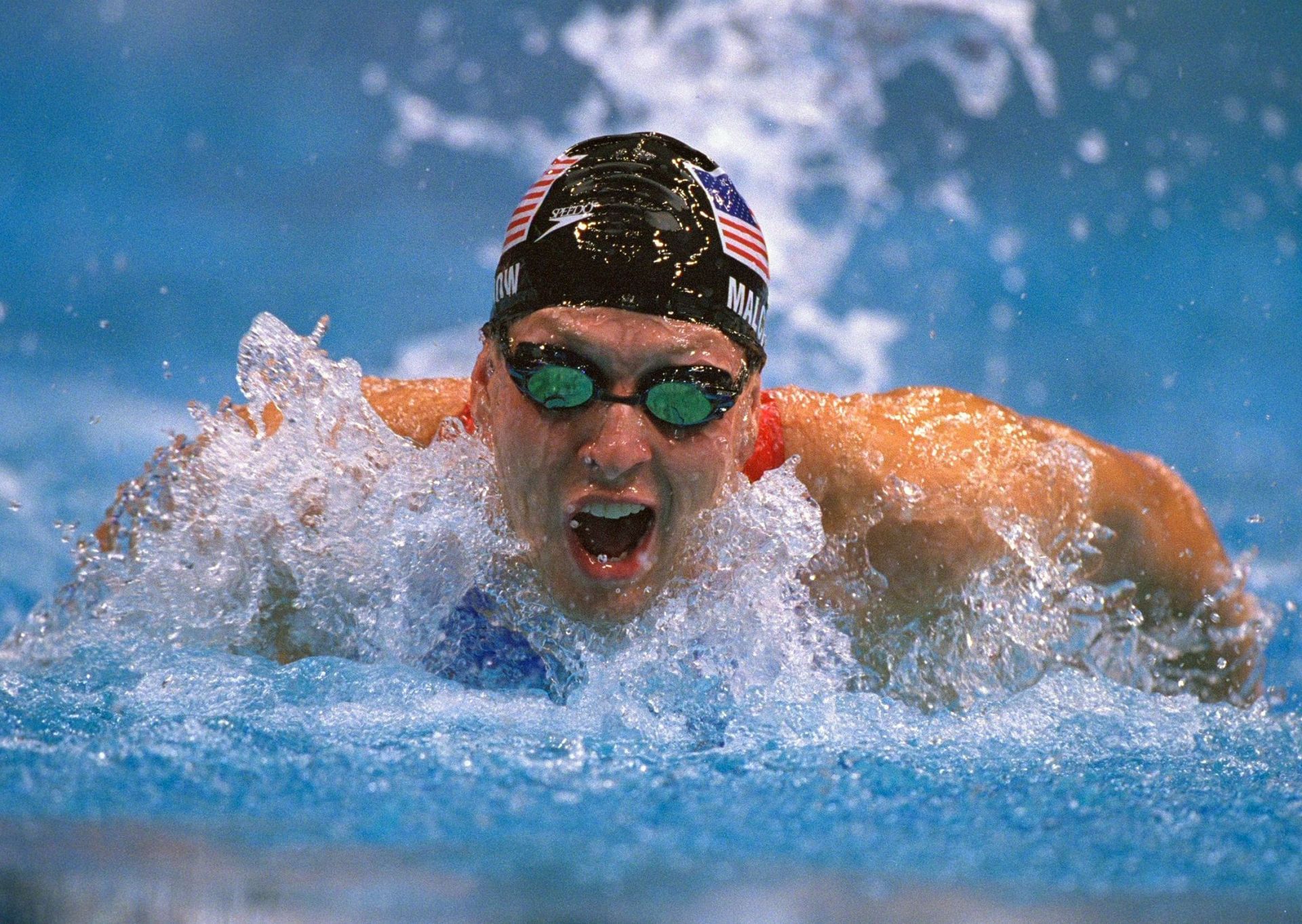 Tom Malchow in heat 6 of the 200m Butterfly at the 2001 World Championships