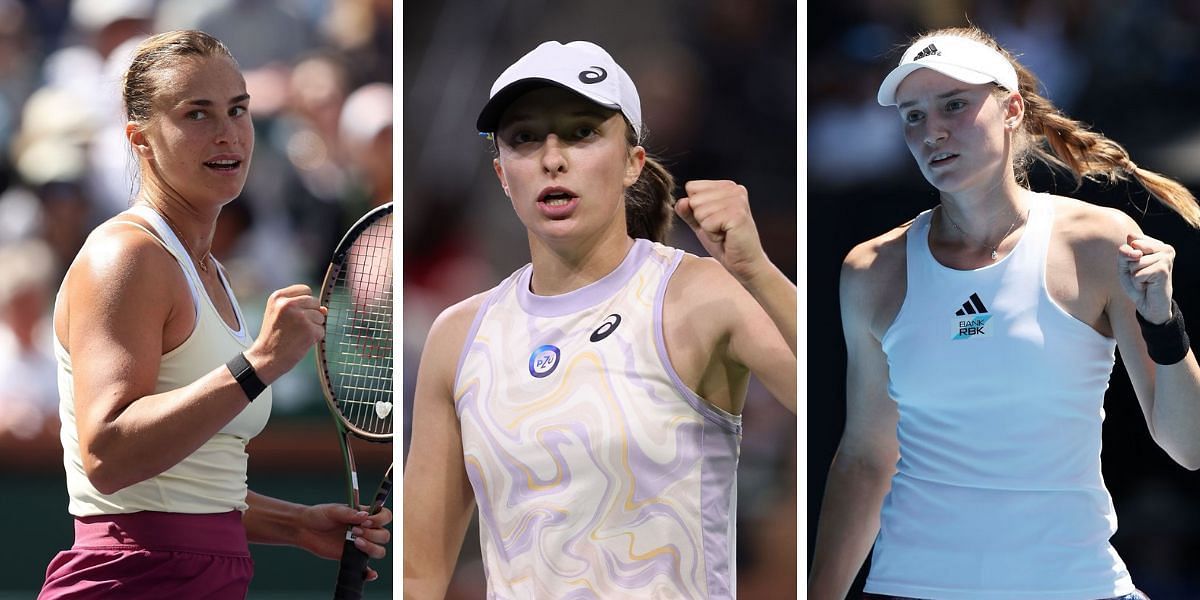 Aryna Sabalenka, Iga Swiatek, and Elena Rybakina have been the most in-form players on tour of late.