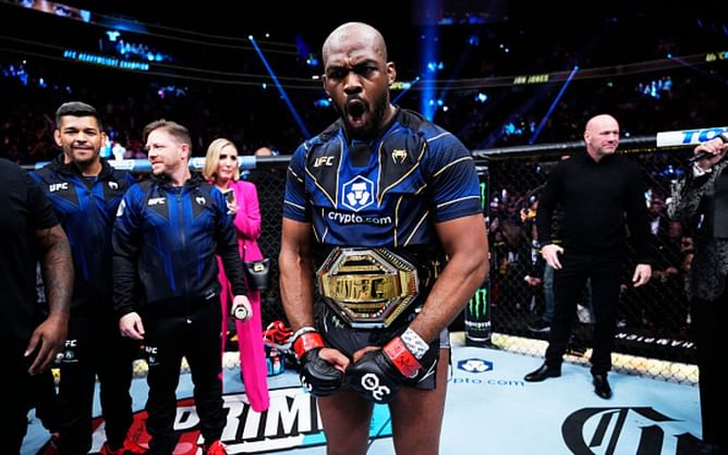 Surging UFC heavyweight on alert after 'GOAT' Jon Jones becomes champion of his division