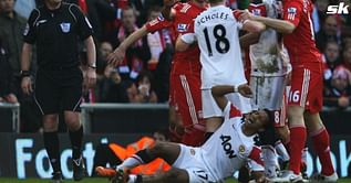 "I hope your legs are f*****g broken" - How Manchester United dressing room reacted after Nani cried against Liverpool