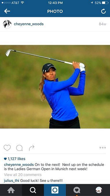 Fresh off a win, Cheyenne Woods is on the bag for her boyfriend, Yankees  outfielder Aaron Hicks, at Diamond Resorts TOC
