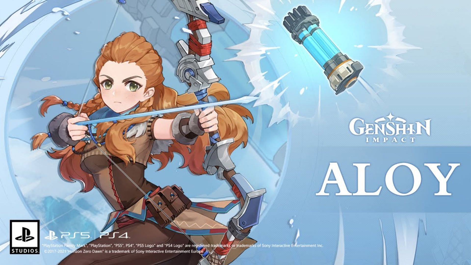 Aloy&#039;s official artwork. (Image via HoYoverse)