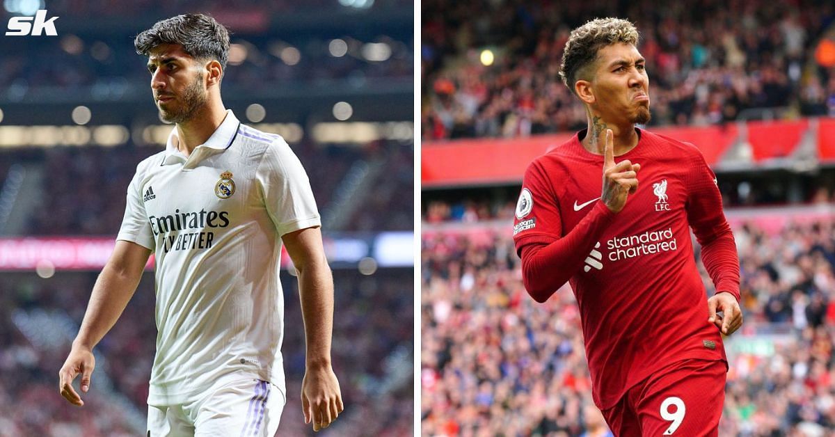 Marco Asensio (left) and Roberto Firmino (right)