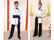 White suit face-off - Harry Shum Jr. and Paul Mescal (Image via T&C)