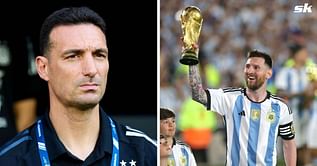 "They see Leo (Messi) as the best player in history" - Lionel Scaloni claims Argentina stars 'would give up their lives' for PSG man